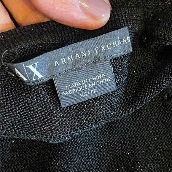 Armani Exchange Women's Lace Mini Black Dress Size XS - Picture 4 of 7